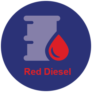 Red diesel barrel icon